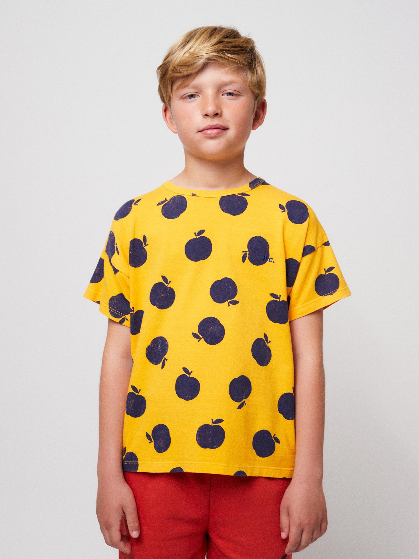 Poma all over yellow T-shirt