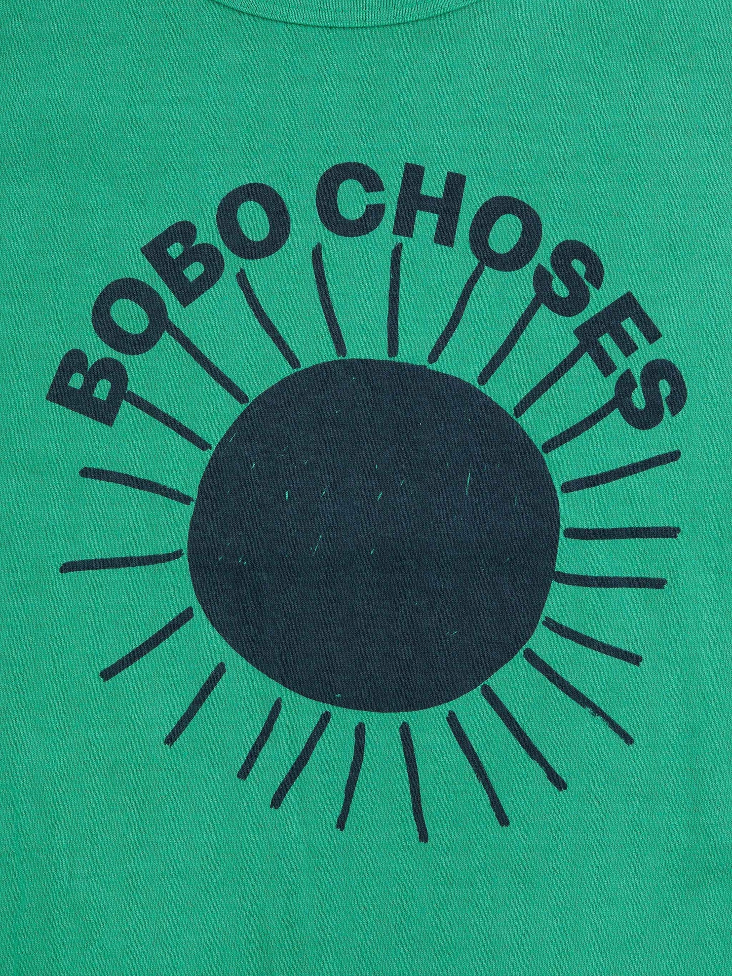 T-Shirt in Grün Bobo Choses Sun