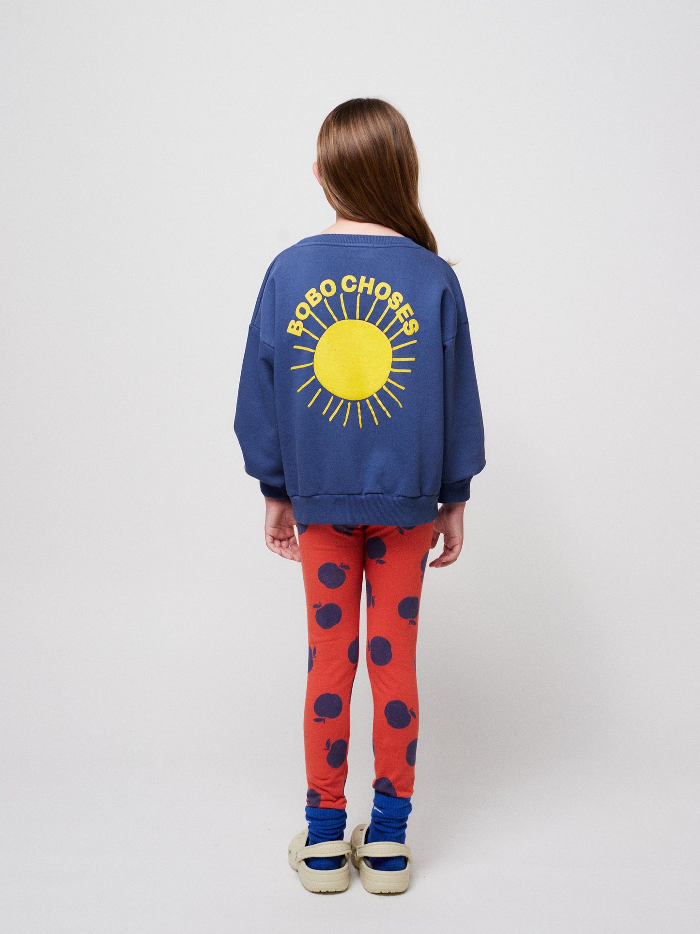 Sweatshirt in Marineblau Bobo Choses Sun