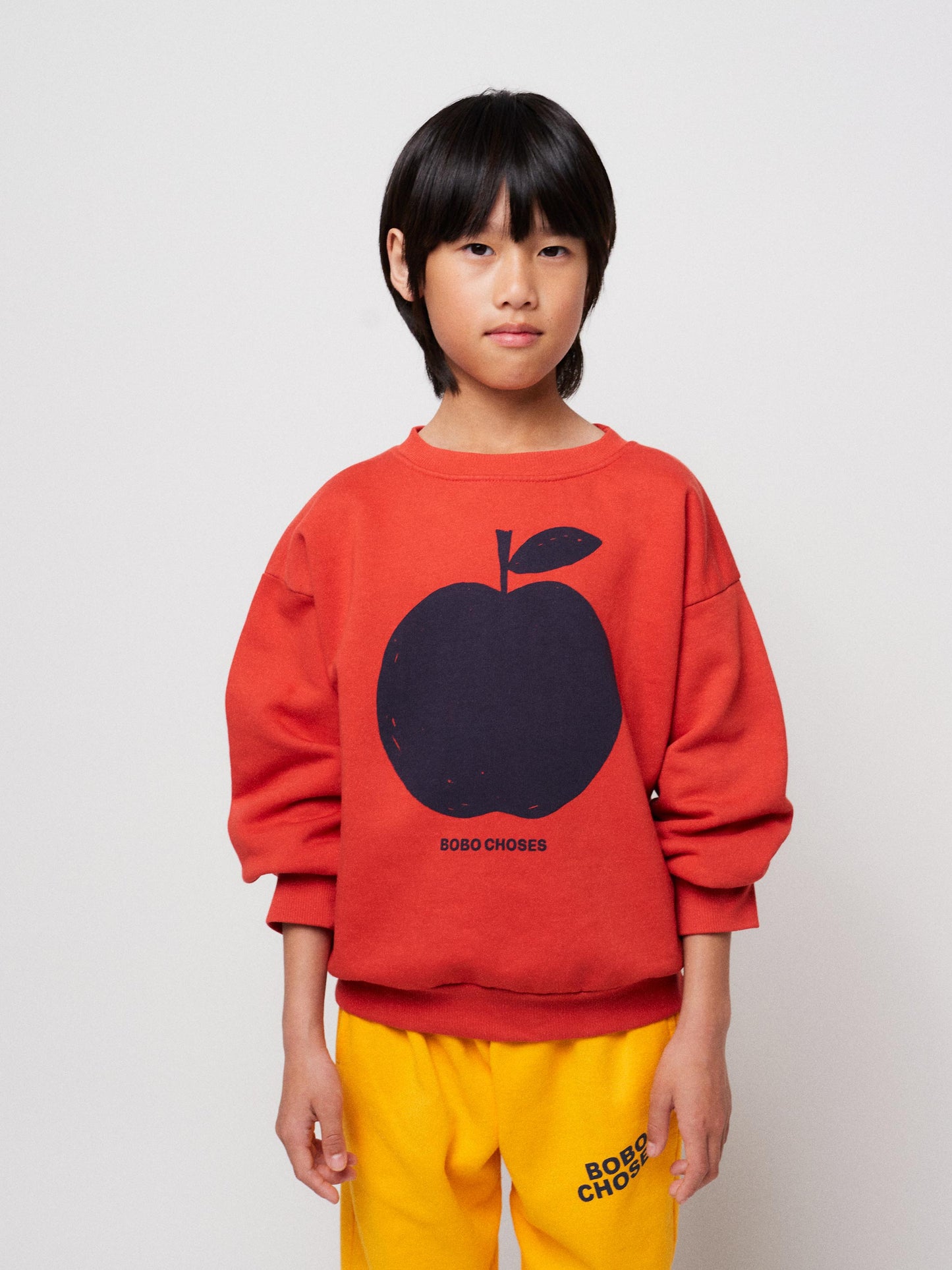 Sweatshirt in Rot Poma