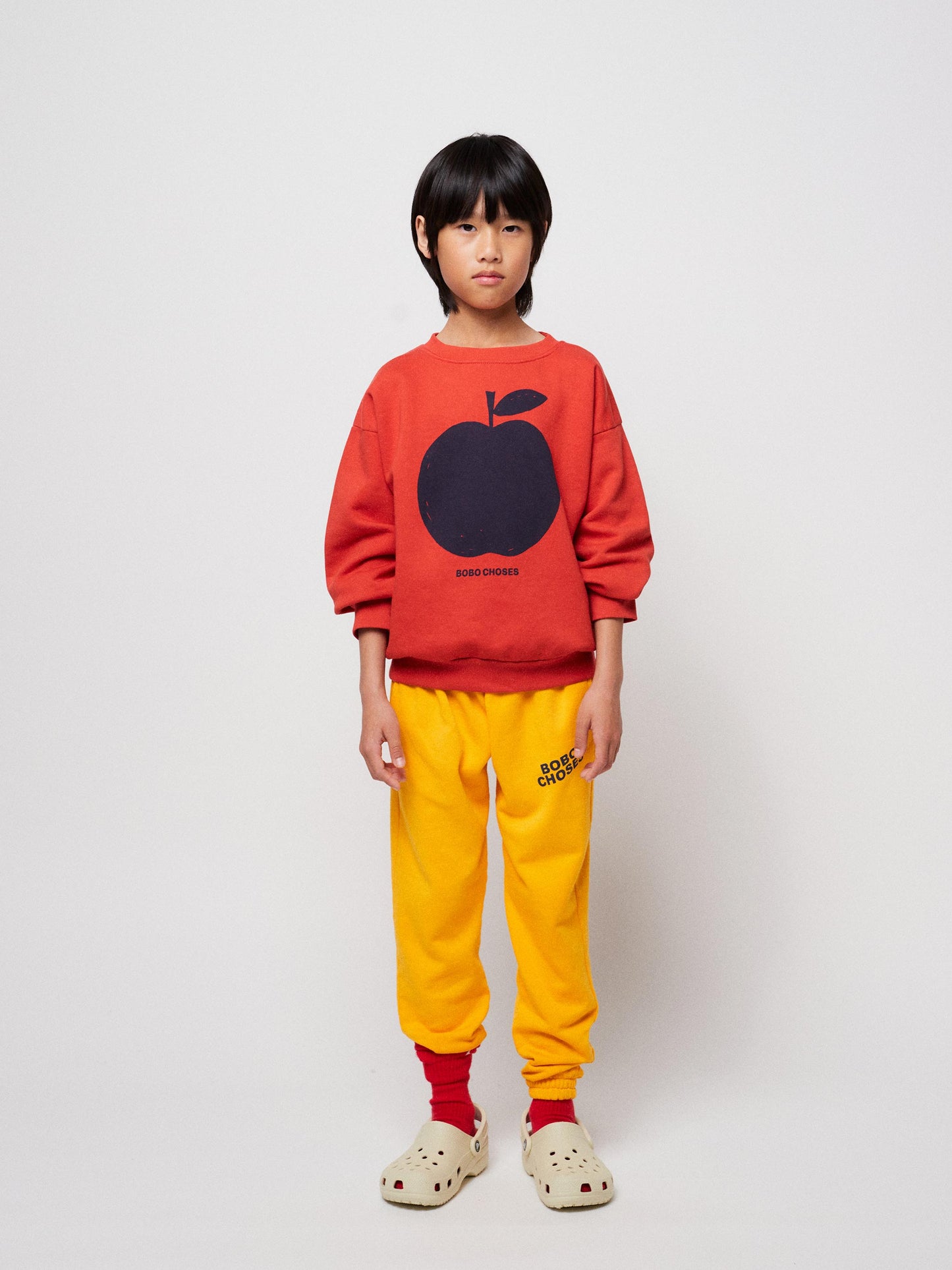 Sweatshirt in Rot Poma