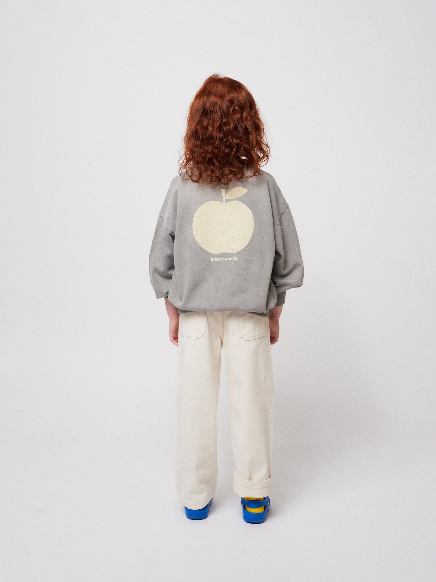 Sweatshirt in Grau Poma