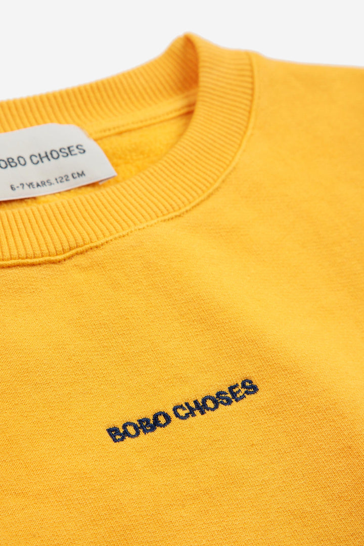 Bobo Choses Sun yellow sweatshirt
