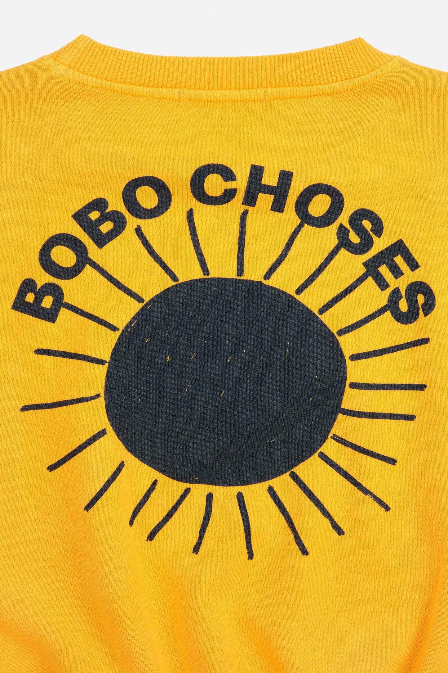 Bobo Choses Sun 노란색 스웨트셔츠