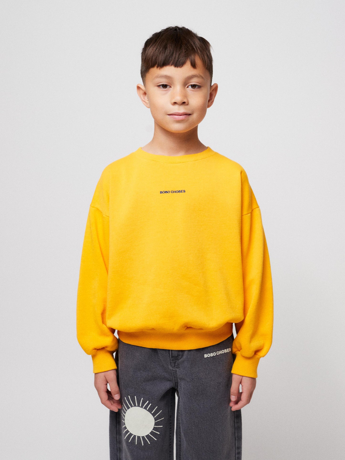 Bobo Choses Sun yellow sweatshirt