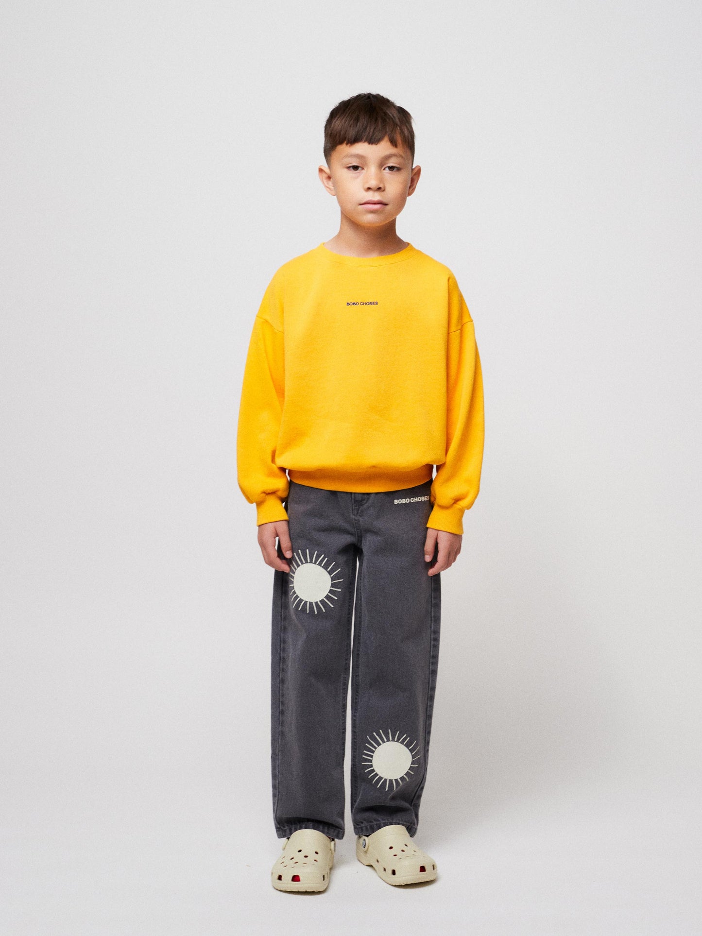 Bobo Choses Sun yellow sweatshirt