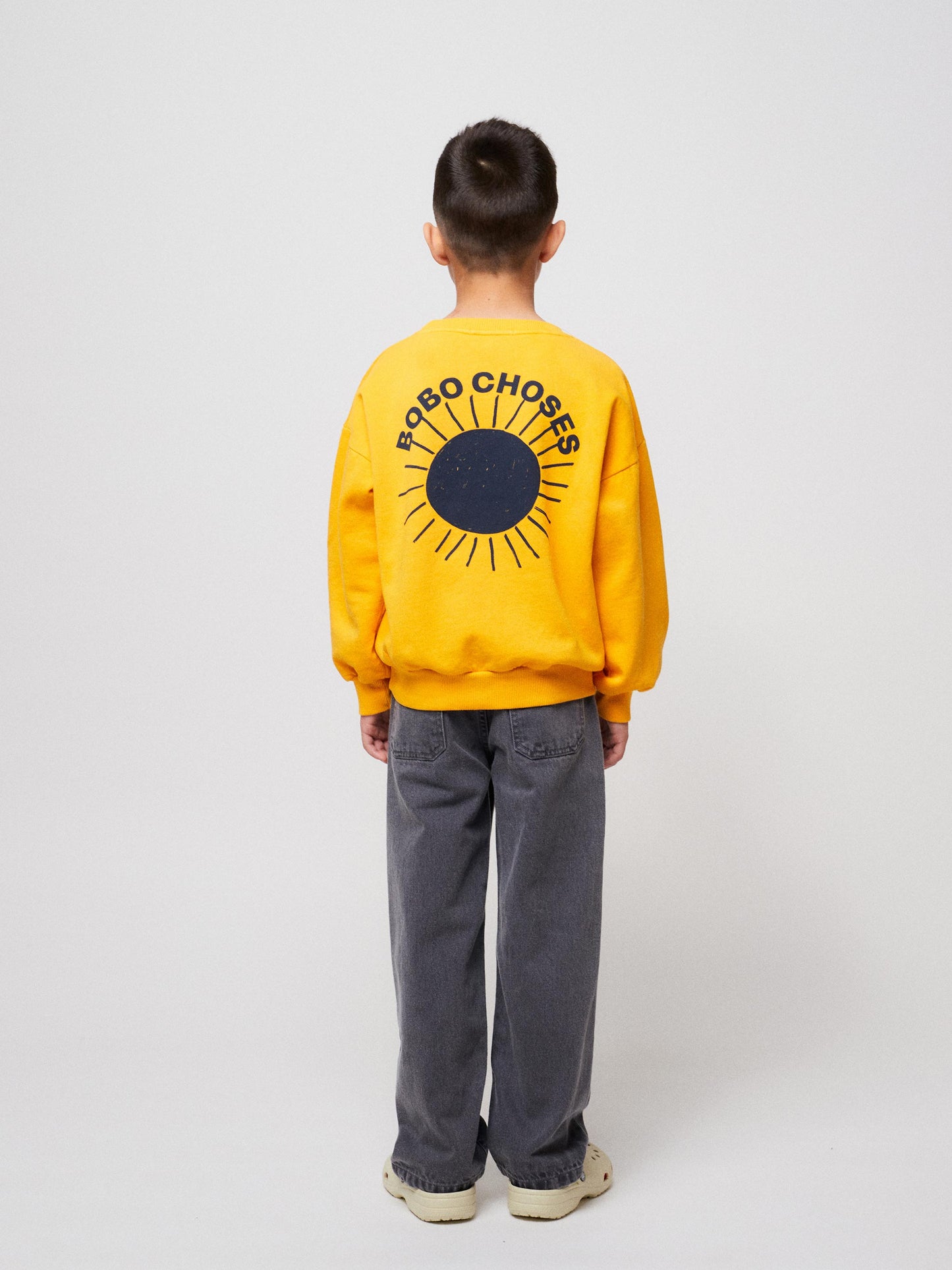 Bobo Choses Sun yellow sweatshirt