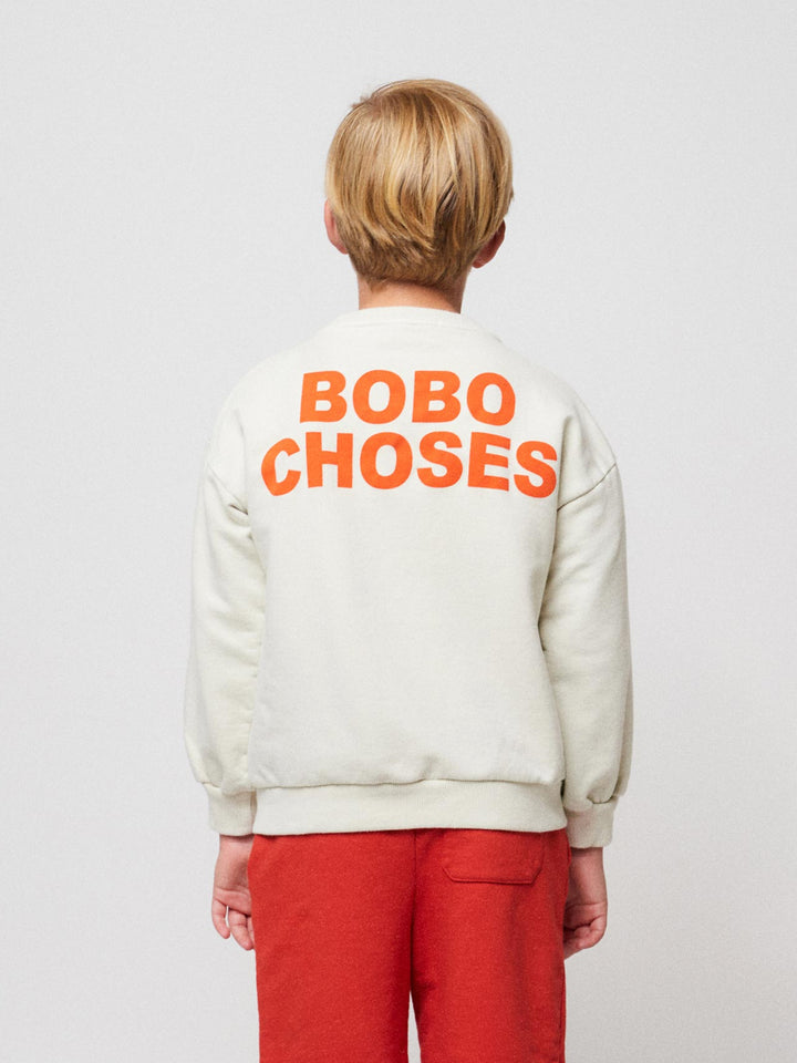 Poma Bobo Choses ecru sweatshirt