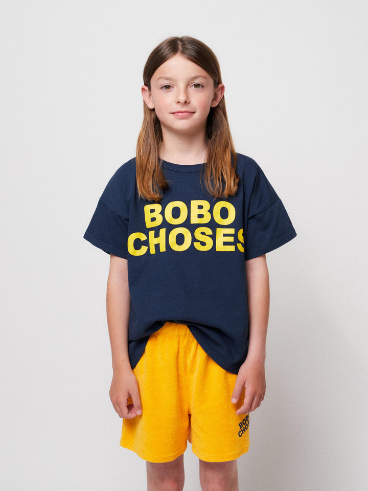 Bobo Choses yellow terry shorts
