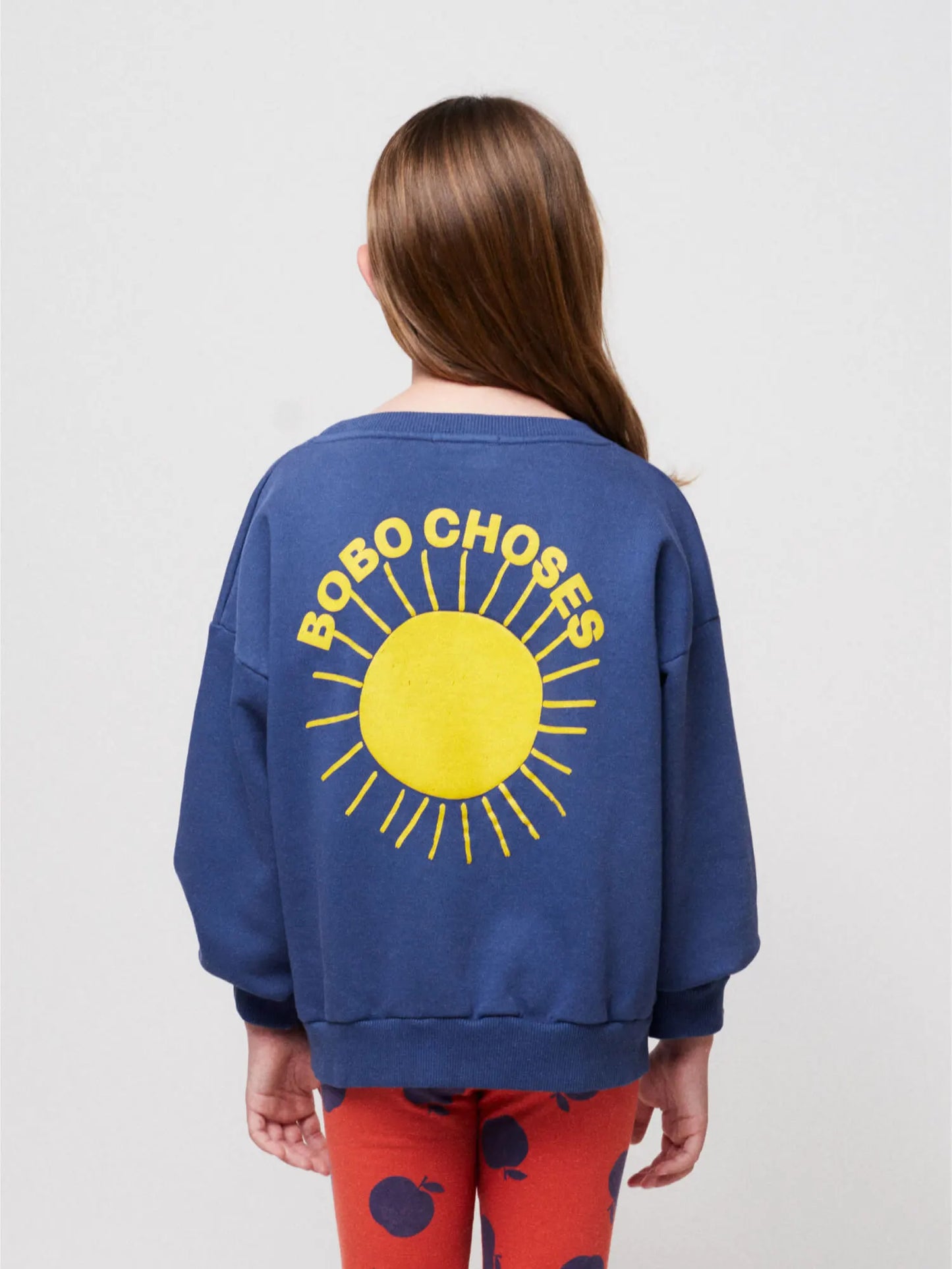 Sweatshirt in Marineblau Bobo Choses Sun