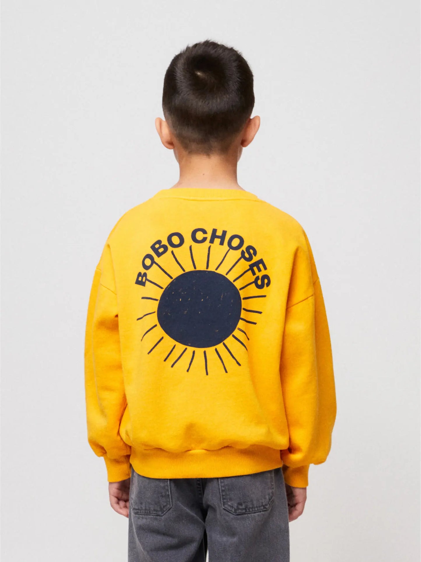 Bobo Choses Sun yellow sweatshirt