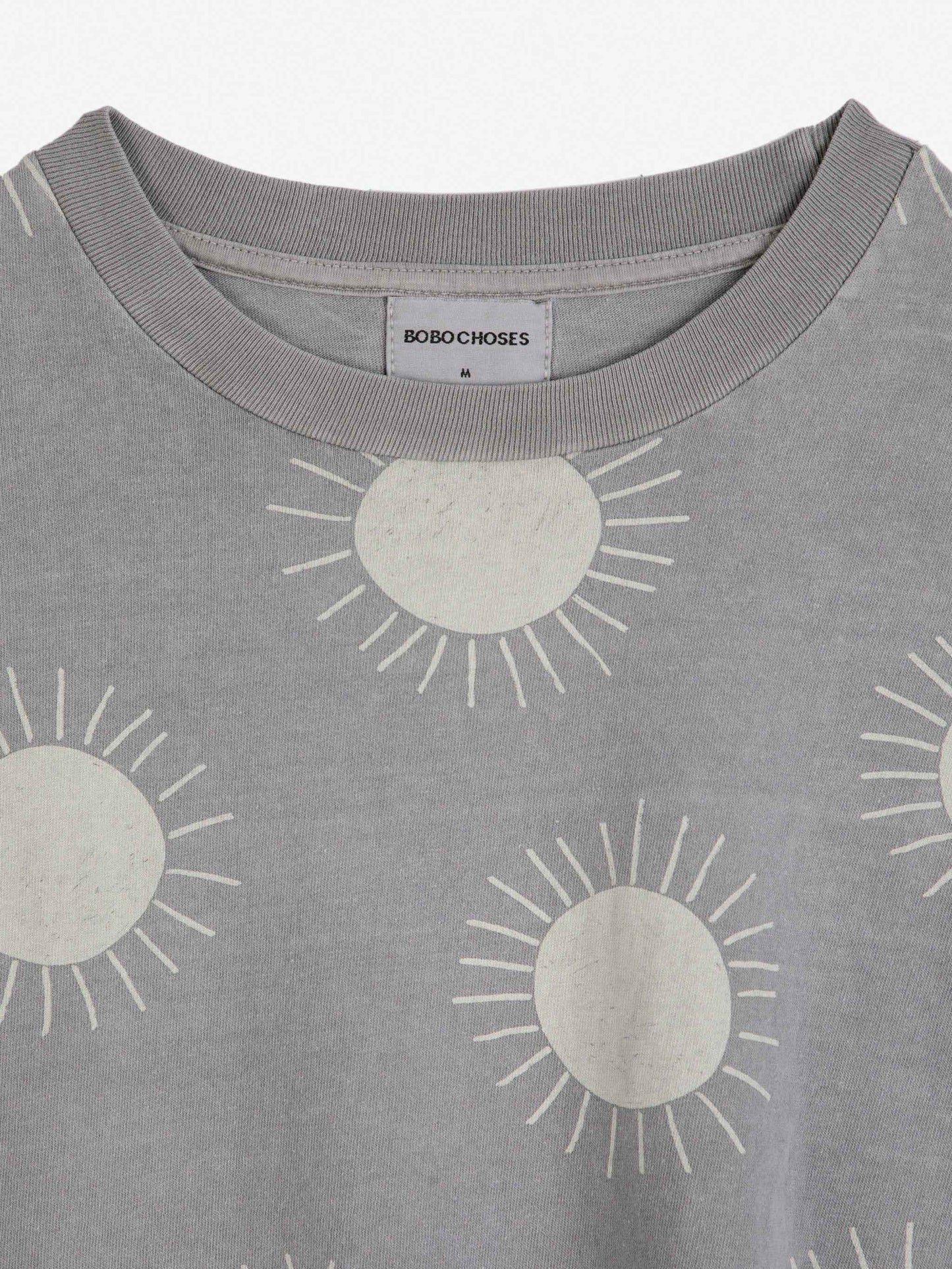 Lässiges T-Shirt Print Sun