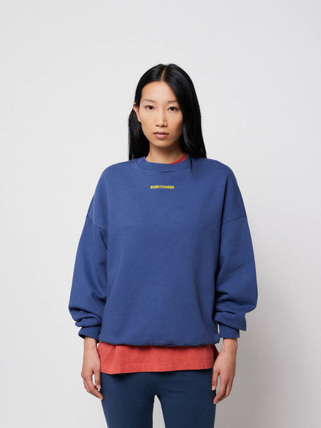 Navy Blue 'Sun' Sweatshirt | Bobo Choses