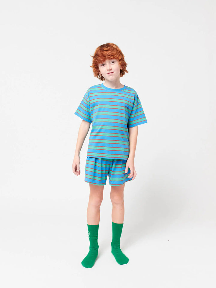 Bobo Choses Blue Stripes loungewear set