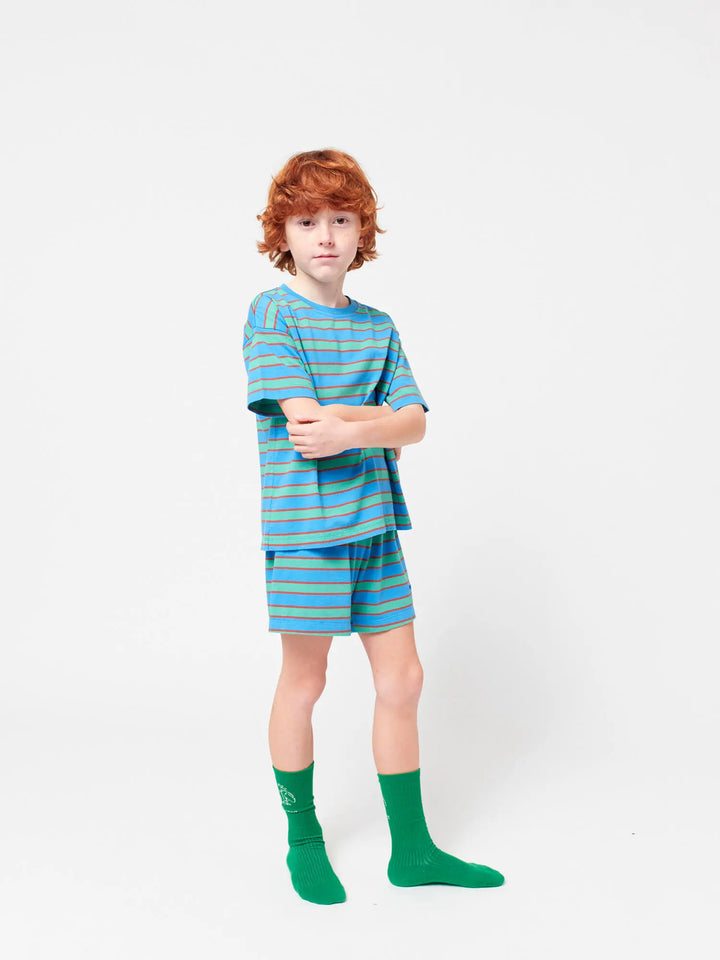 Bobo Choses Blue Stripes loungewear set