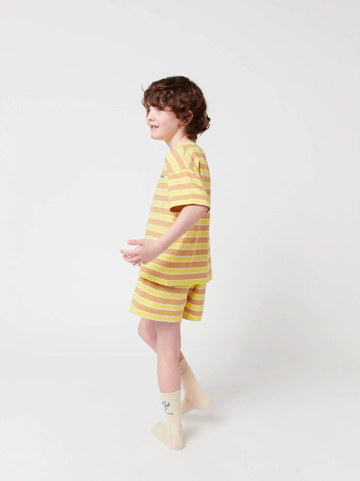 Bobo Choses Yellow Stripes loungewear set