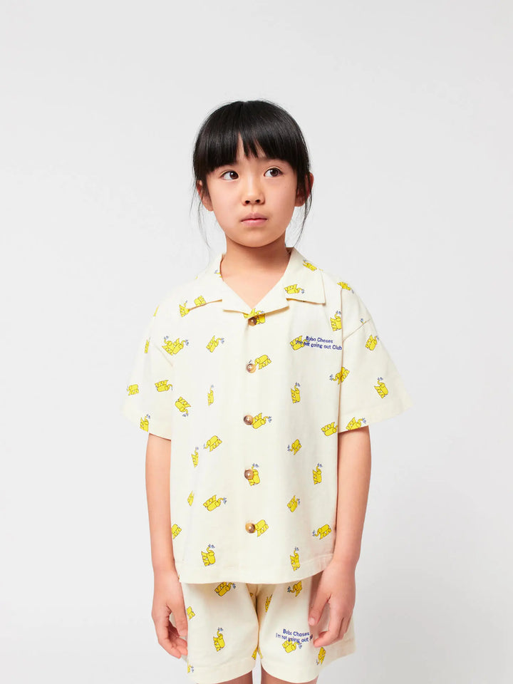Yellow Elephant all over loungewear set