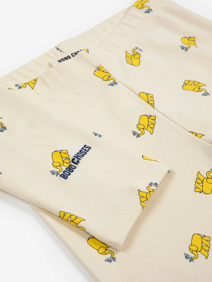 Yellow Elephant all over loungewear set
