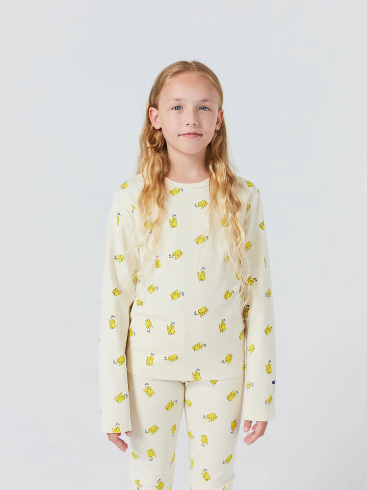 Yellow Elephant all over loungewear set