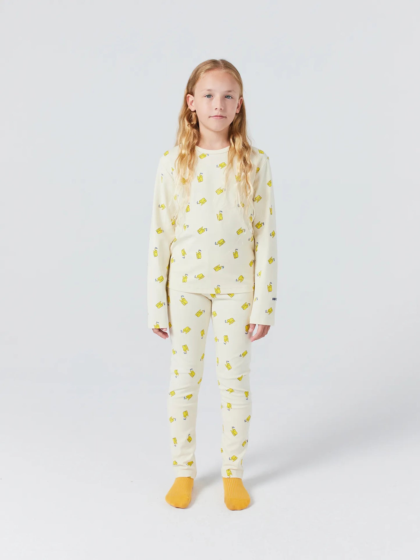Yellow Elephant all over loungewear set
