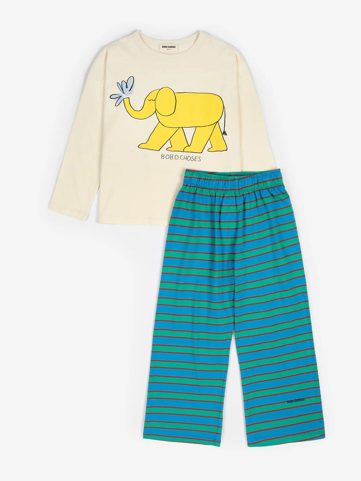 Yellow Elephant loungewear set
