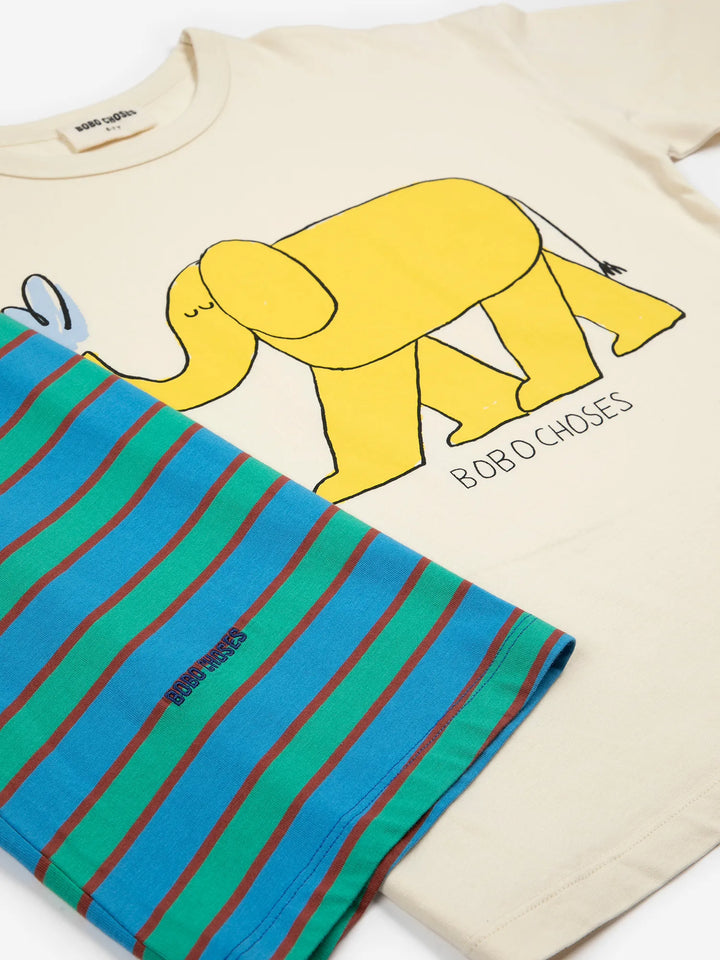 Yellow Elephant loungewear set
