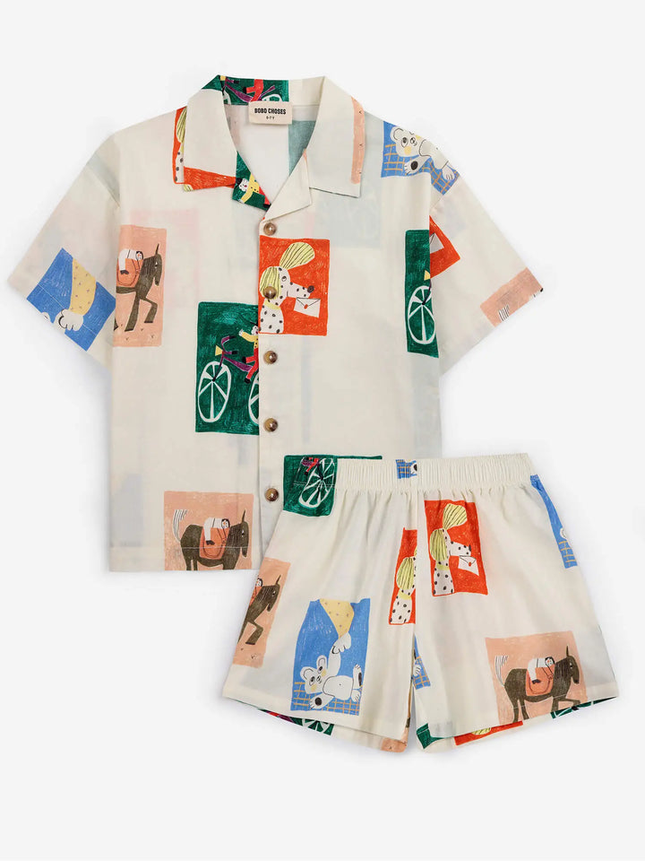 Joy Story loungewear woven set & Book