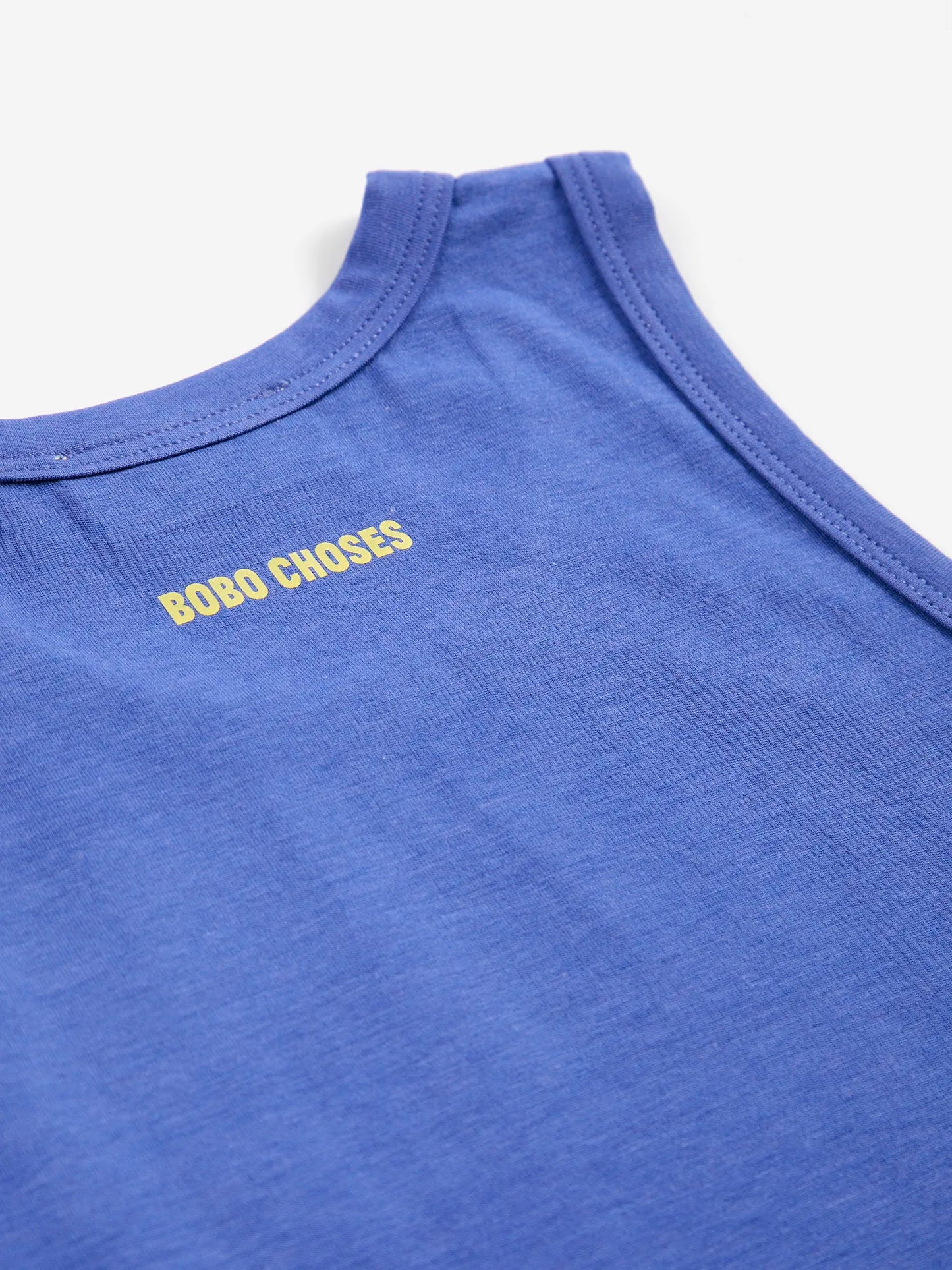 Have Fun Face 파란색 탱크탑