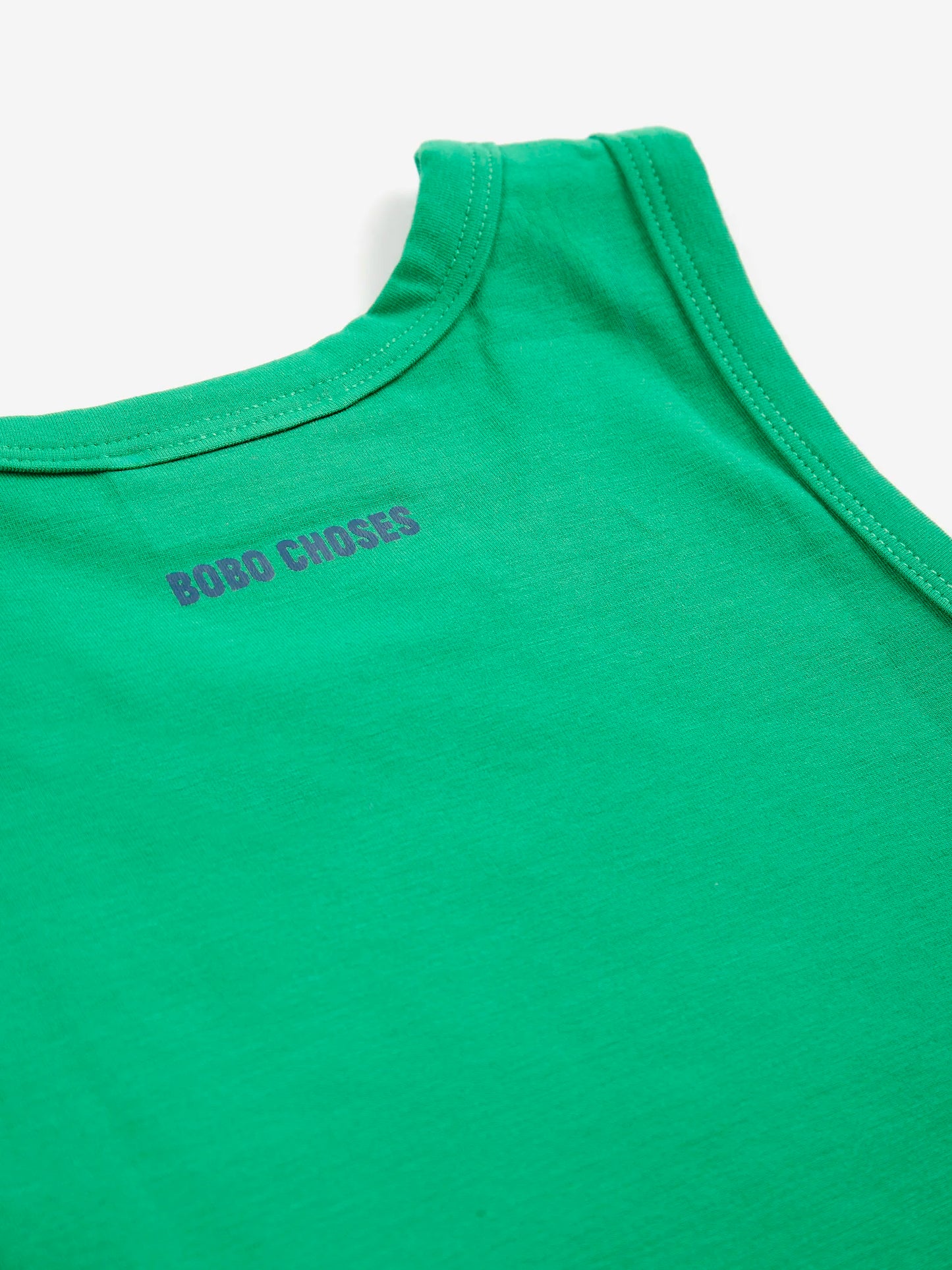 Have Fun Face 초록색 탱크탑