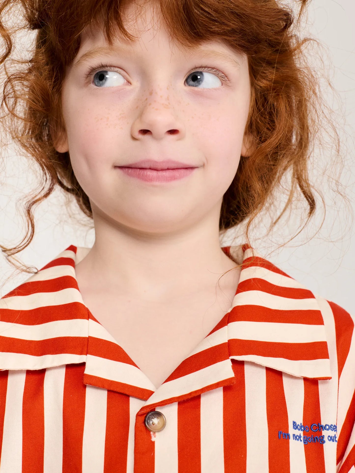 Red Bold Stripe 실내복 우븐 세트