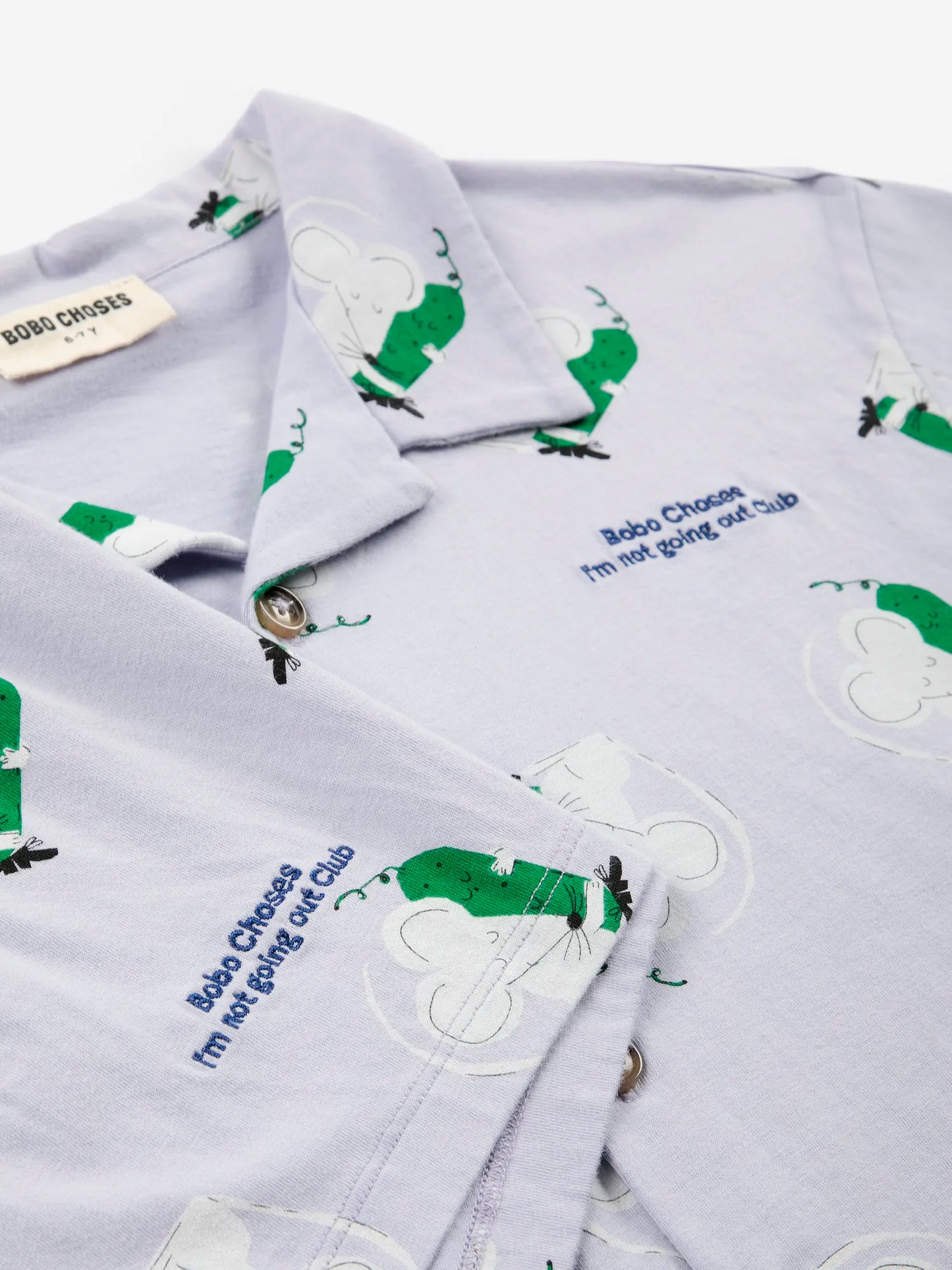 Sour Hug 전체 무늬 실내복 세트