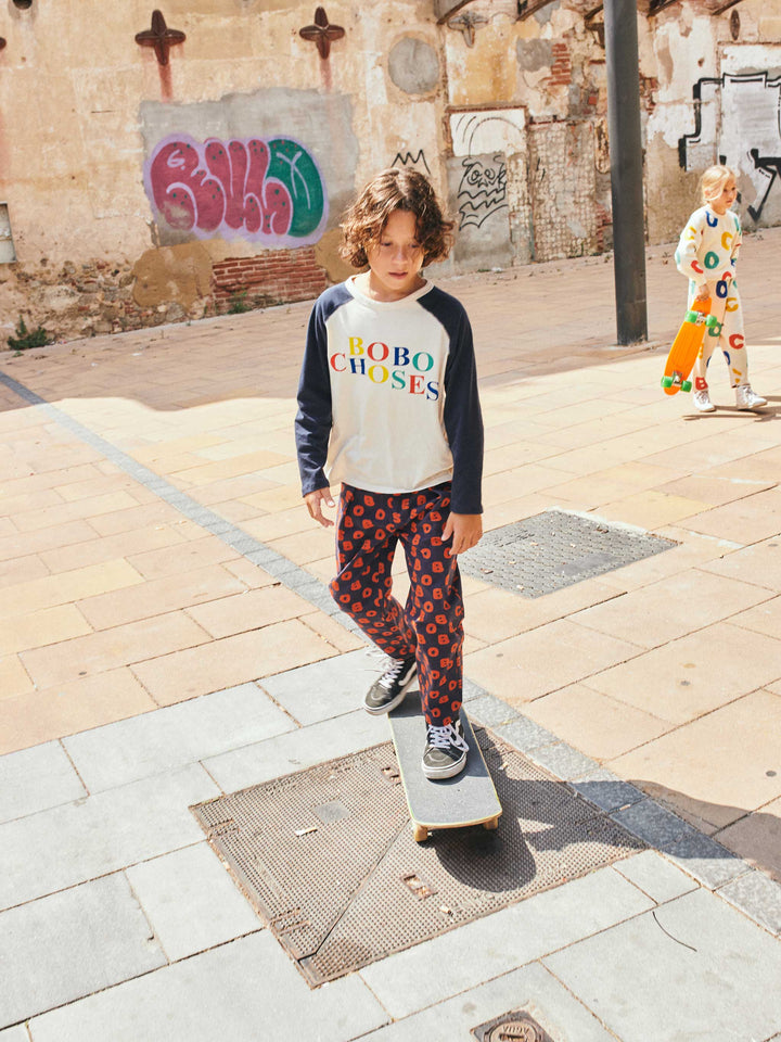 Bobo Small Alphabet Soup woven pant