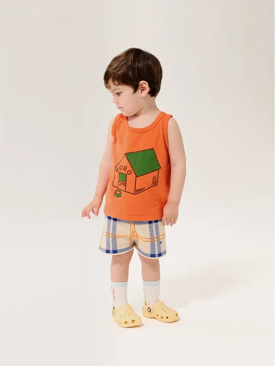 Fun Tartan knitted shorts