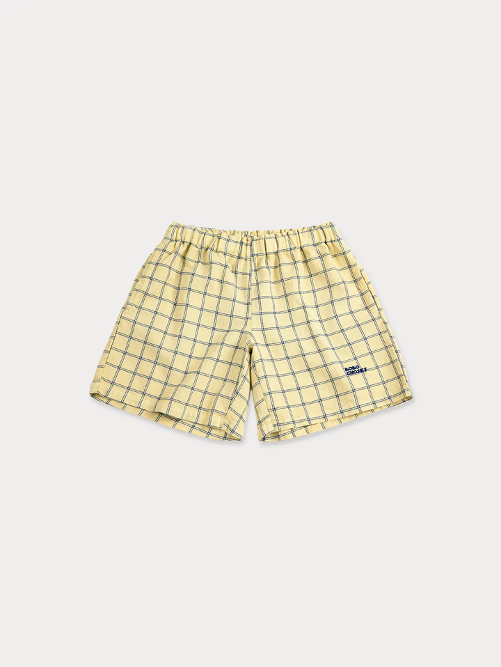 Spicy Window Pane woven bermuda shorts