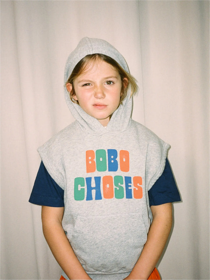 Multicolor Bobo Choses sleeveless hoodie