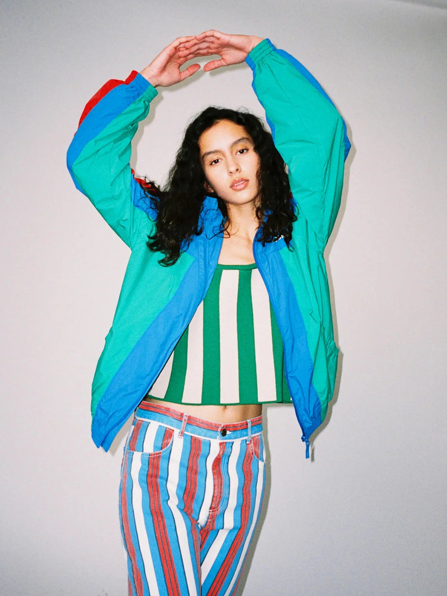 Jacke Color Block