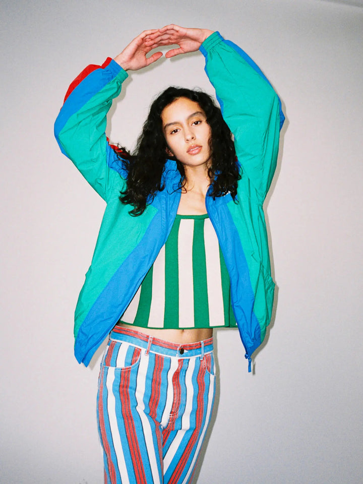 Color block jacket