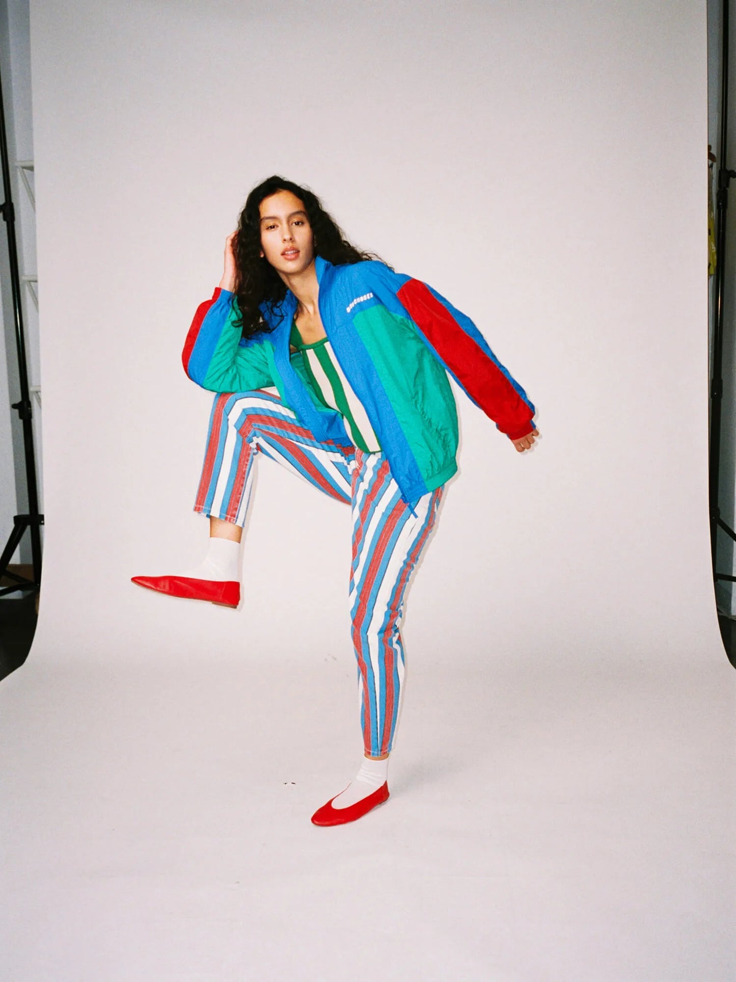 Stripes all over trousers