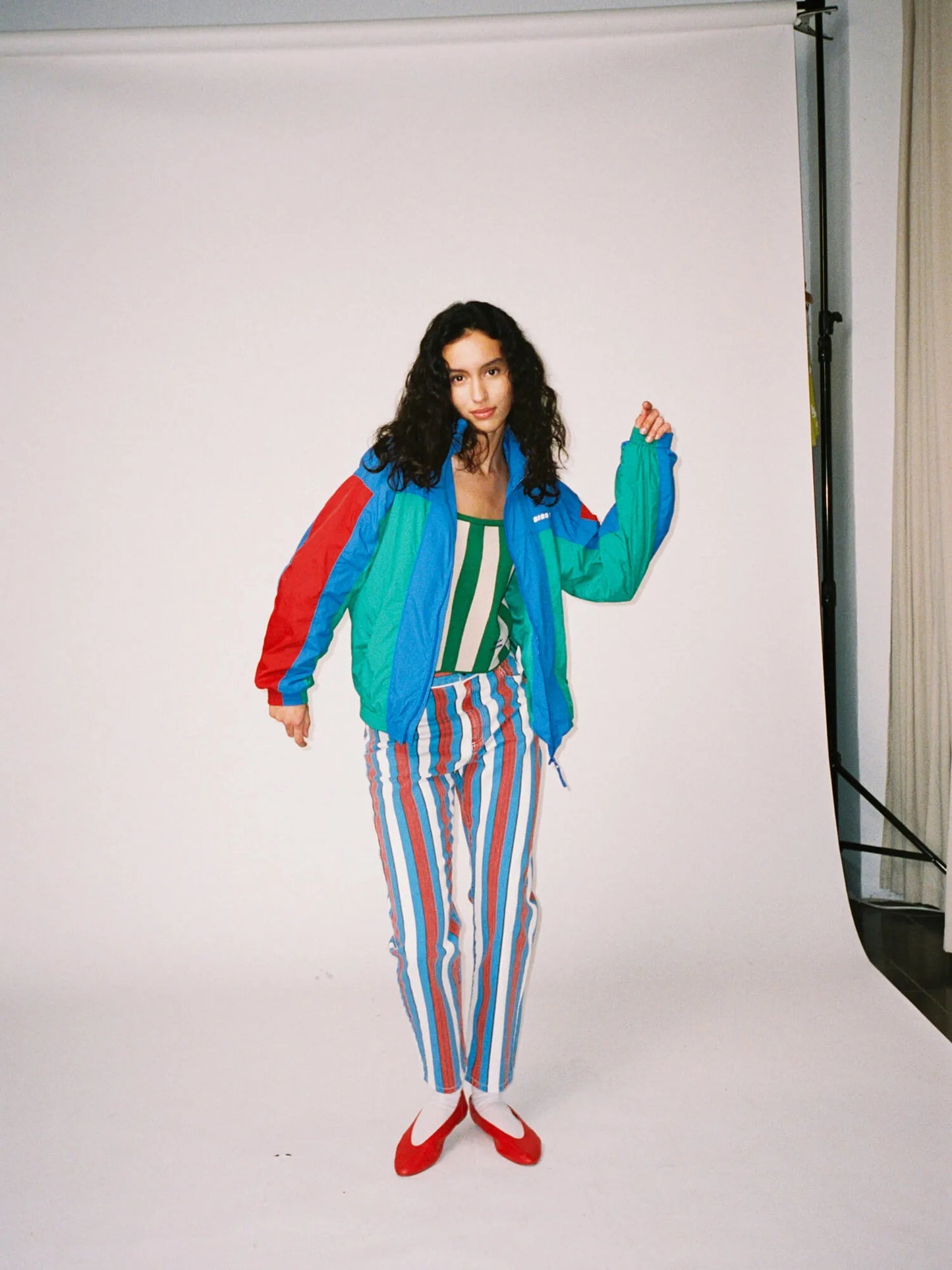Stripes all over trousers