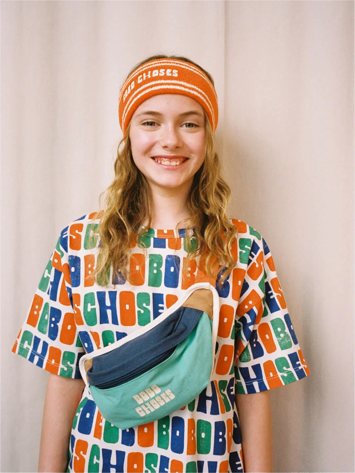 Stirnband Zara Bio Baumwolle Haarband, Khaki Mit Sonnenschutz