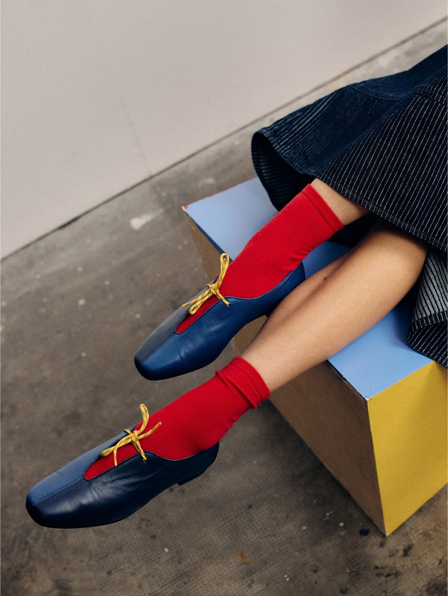 Ballerines plates Color Block