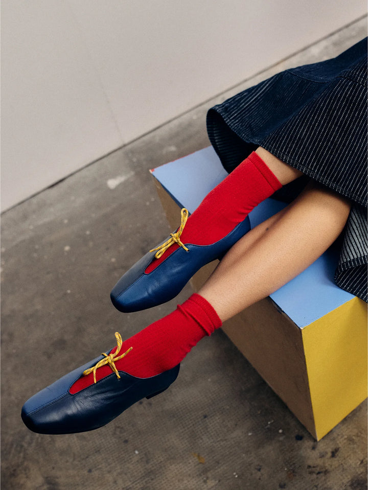 Ballerines plates Color Block