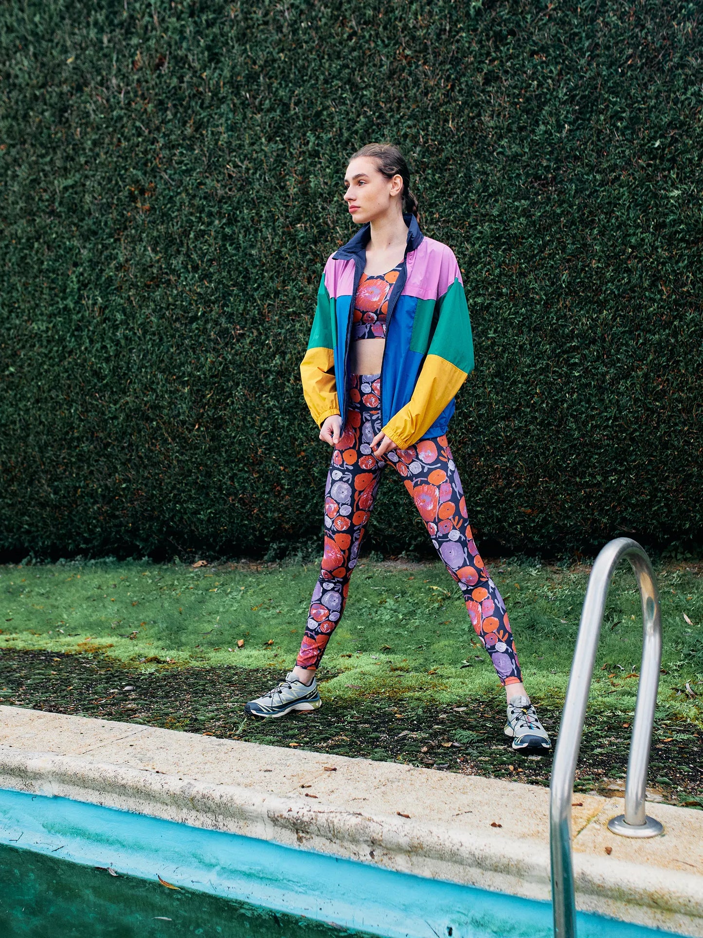 Legging de sport motif Dahlia