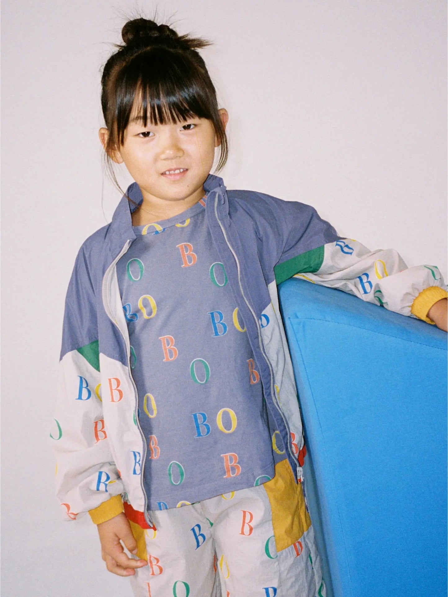 Multicolor Bobo all over ranglan T-shirt