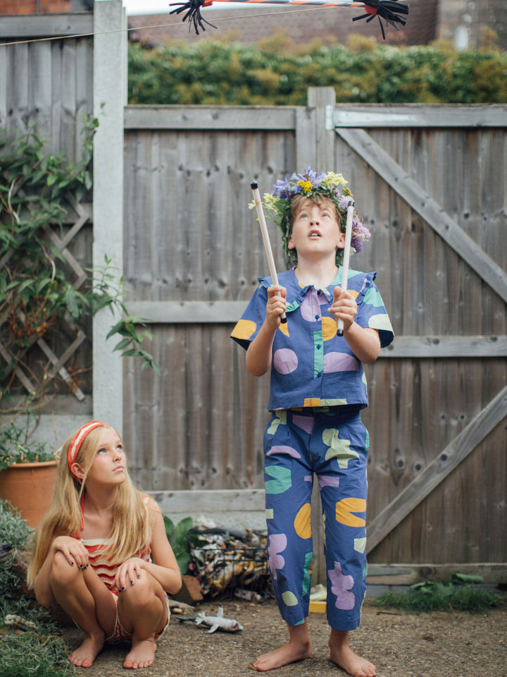 Summer Landscape all over woven shirt