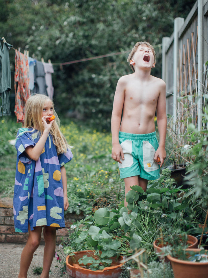 Summer Landscape all over woven dress
