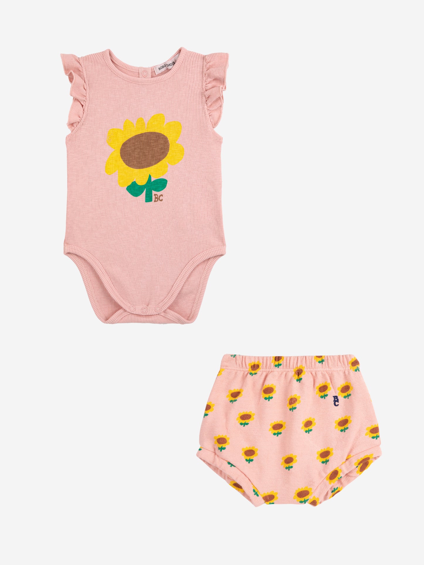 Sunflower ruffled set