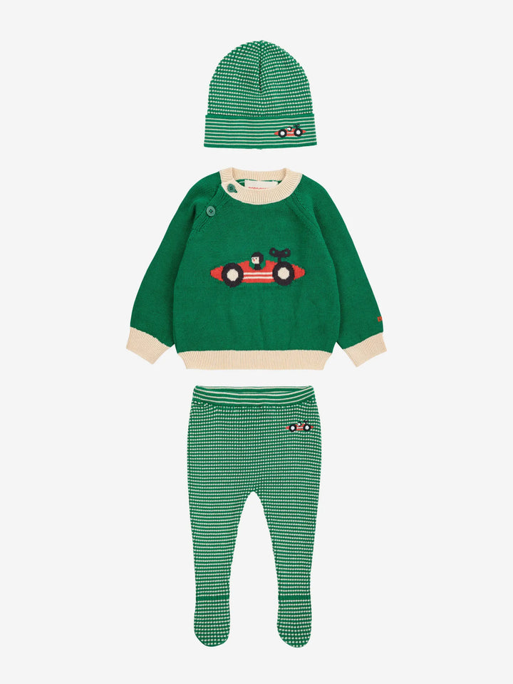 Race Car knitted look