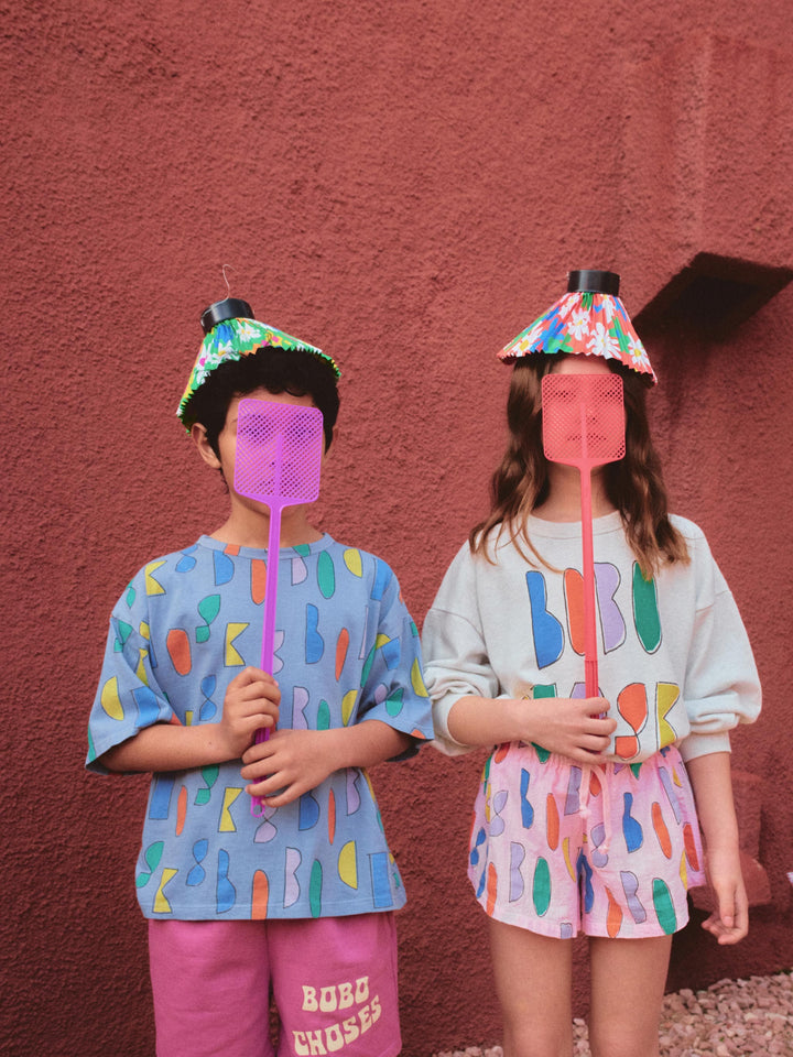 컬러풀 Bobo Choses 올 오버 티셔츠