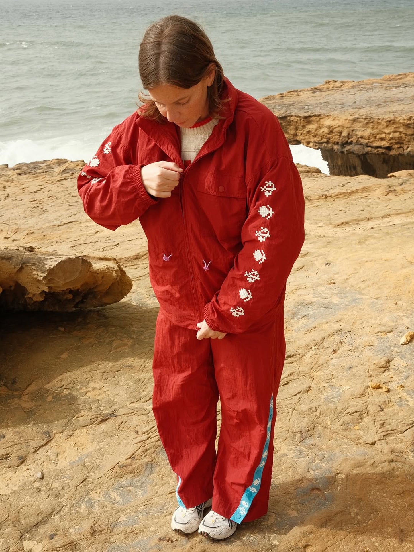 Pixel Daisy WR windstoper